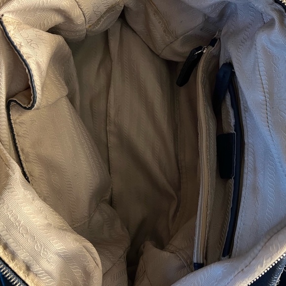 Vintage Prada Milano Dal 1913 Authentic handbag. Navy Blue - Picture 7 of 7